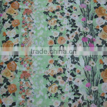 hot sales apparel fabric 100% cotton woven fashion digital voile print fabric