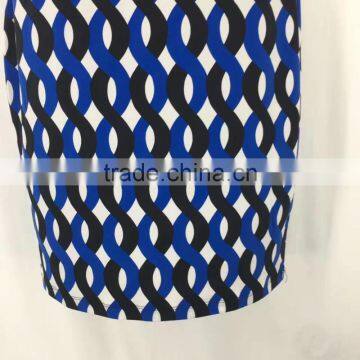 Women Clearance Lots Sleeveless Geometric Pattern Print Fashion Dress photo-2