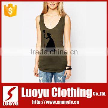 Hot sale fashionable cotton sexy ladies tank tops