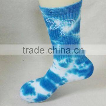 Custom Wholesale Crew Sport Tie Dye Socks photo-2
