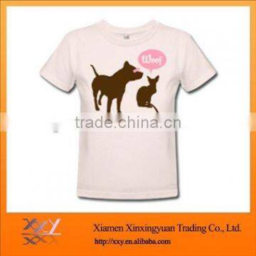 Promotional Summer Hot Combed High Quality Embroider Tshirt In China