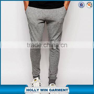 Custom man plain safety jogger with cuffed hem wholesale