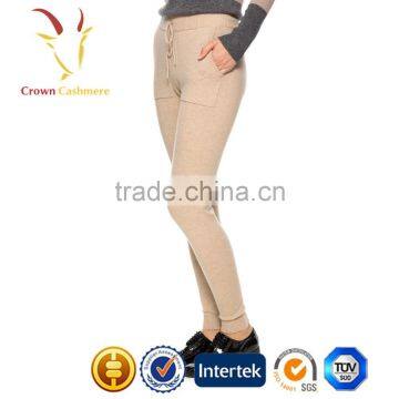 Pure Knitted Cashmere Women Pant Custom Jogger Pants photo-2
