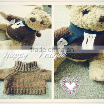 2014toy sweater free knitting pattern,bear sweater,designer toy sweater