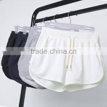 Trade Assurance Custom Breathable Cotton/polyester Plain Womens Gym Shorts photo-4
