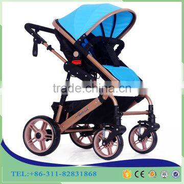 High Landscape Luxury Buggies Wholesale Baby Carriage Stroller Folding Baby Stroller 3-in-1 photo-5