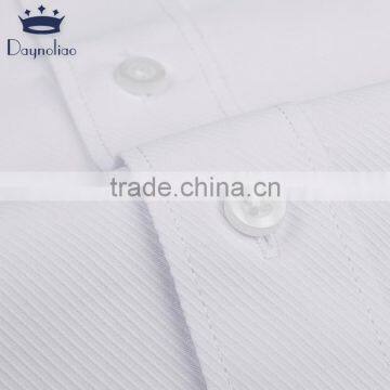 Daynoliao Latest Design Twill Cotton White Short Sleeve Cotton Men Shirt photo-5