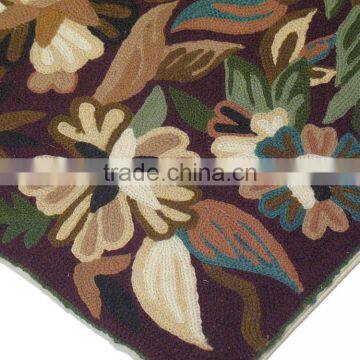 Chain Stitch Embroidery Cushion Luxury Floral Designer Toss Accent Sofa Pillow photo-4