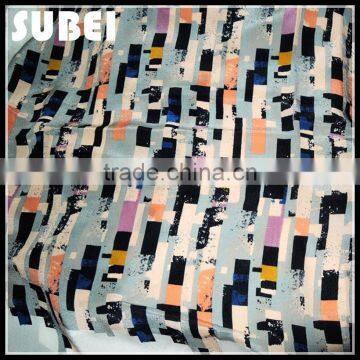 12MM Summer New Design Geometric Figure Pure Silk CREPE DE-CHINE Fabric,Good Quality Mulberry Silk Fabric photo-4