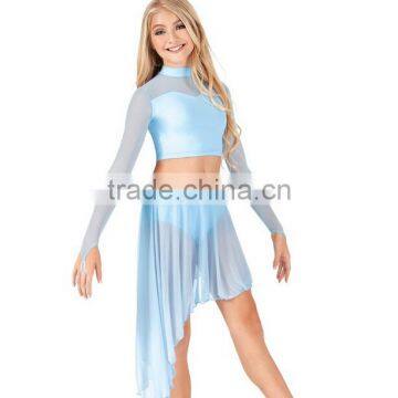 2016 New !!-Stage & Dancerwear Product Type frozen blue lycra women dress