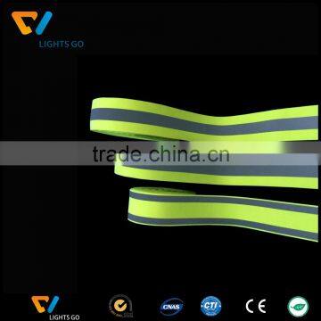 Green Fluorescent Reflective Elastic Webbing Band Tape for Underwear photo-4