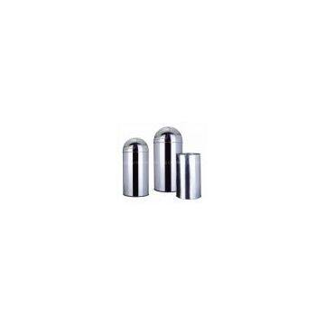 Stainless Steel Bullet Push Waste Bin