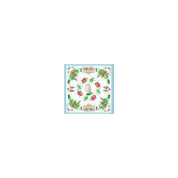 100% COTTON PRINTED TWILL FLANNEL32*32 100*70