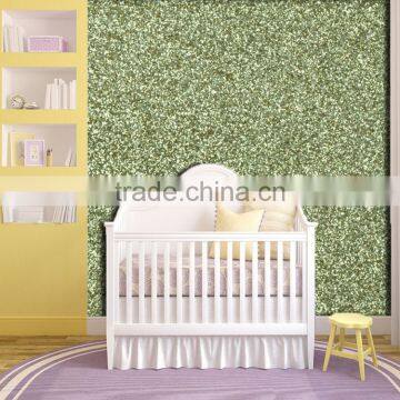 fully stock iridescent glitter vinyl wall covering
