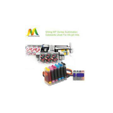 Shiing MF Series Sublimation Colorants Used For Ink-jet Inks