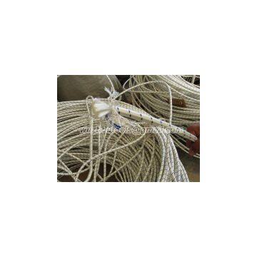 Nylon solid braided rope ,Nylon multifilament rope,knitted braided rope