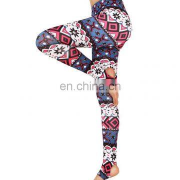 Hot Sale Fashion Custom Made Colorful Printed Sports Yoga Christmas Legging photo-3