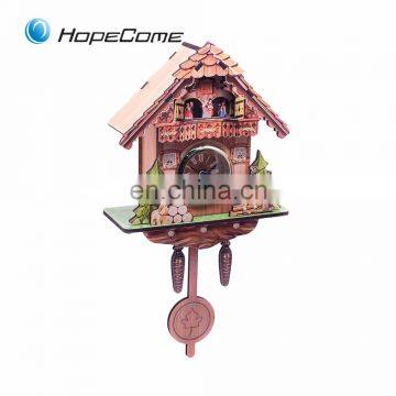 Cheap Cuckoo Wall Clock With Bird Come Out And With Sound