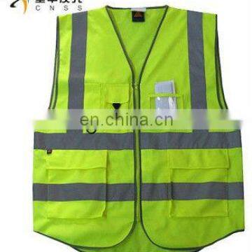 Muti-pockets high visibility reflective safety vest