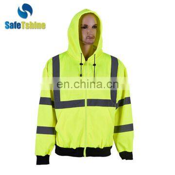 Super quality eco-friendly reflective safety sweatershirt