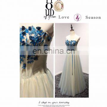 A17BL0015 Custom Made Evening Dress Designs Wholesale Women Clothes Luxury Beaded Evening Dress photo-6