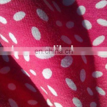Shaoxing Winfar Textile Knit Single Jersey Printed 30S Elastic Viscose Fabric for Garment photo-5