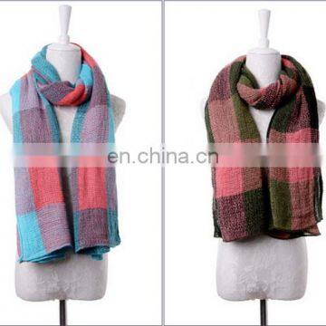 Square Tartan Mix Color Scarf Warming Scarf Many Colors Choice Scarves