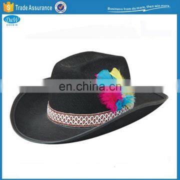 Fashionable felt western cowboy hat