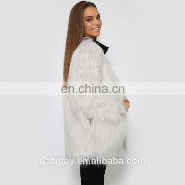 Express Clothes New Design Jacket for Women Women Villus Jacket in Grey photo-4