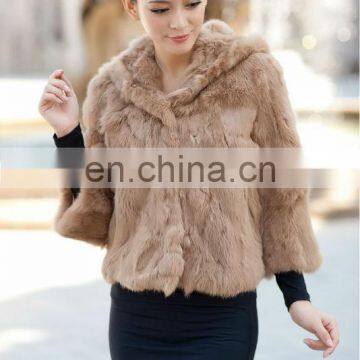 newest Rabbit Fur jacket for Girls