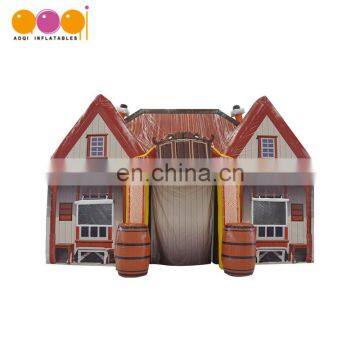 Outdoor party tent house inflatable bar pub tent for advertising