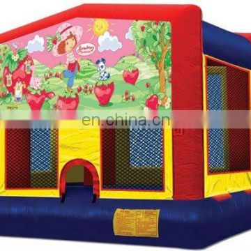 strawberry inflatable bounce house for girls