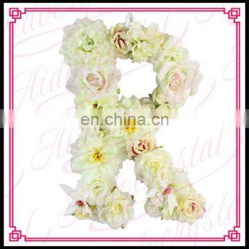 Aidocrystal Handmade Artificial Flower Letter Wall Decorative Wall Hanging Art and Craft photo-3