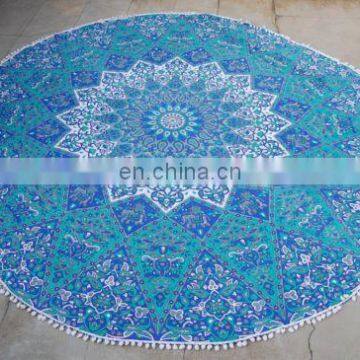 Indian mandala Star Mandala Round Boho Hippie Roundie Beach Throw Yoga Mat Wholesaler