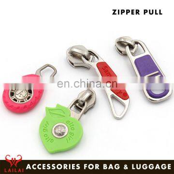 China Factory Newest Plastic Custom Zipper Puller Zip Runner Custom Zipper Pulls photo-2
