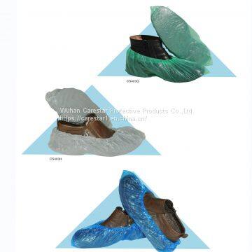 Disposable Automatic Machine made PE Shoe Cover For Home Hotel Company