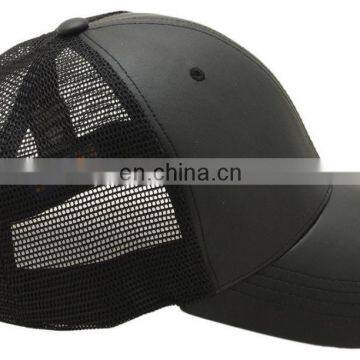 Baseball Cap Leather Lambskin Precurved Bill Snapback 'Baseball Cap photo-3