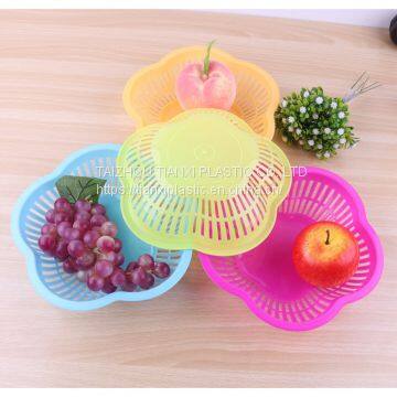 TXA-15 PLASTIC ROUND FRUIT BASKET STRONG BASKET CHEAP BASKET photo-4