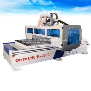 ATC Double Heads Woodworking Cnc Router Boring Group Center