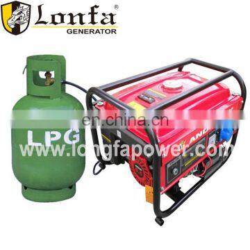 LPG Natural Gas Dual Fuel Home Use 2KW 168f-1 6.5HP Generator