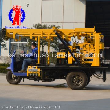 tricycle-mounted water well drilling rig/  borehole civil well drilling machine/geology exploration drilling equipment