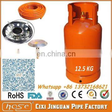EXPORT NIGERIA KENYA TANZANIA GHANA PORTABLE BUTANE 12.5KG LPG GAS CYLINDER, LPG CYLINDER WITH CAMPING BURNER STOVE FOR COOKING photo-2