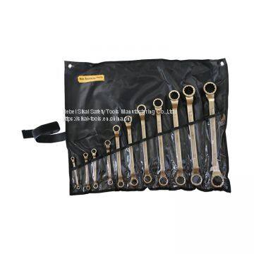 Double Ring Spanner Set 6-32 mm BeCu AlCu Non Sparking Tools