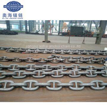 66mm China Stud Link Marine Ship Anchor Chain For Sale with KR