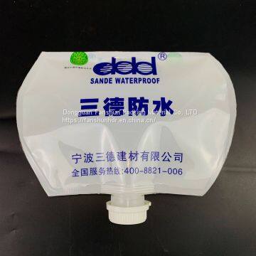 Can be customized 1000g chemical products powder nozzle bag shaped juice puree waterproof material packaging bag