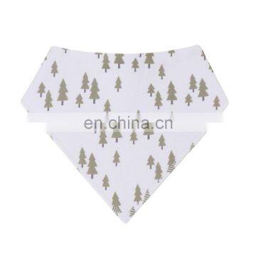 Soft Organic Cotton With Snaps for Teething Drooling Newborn Cotton Baby Organic Burp Cloths Cotton Baby Bandana Bibs photo-3