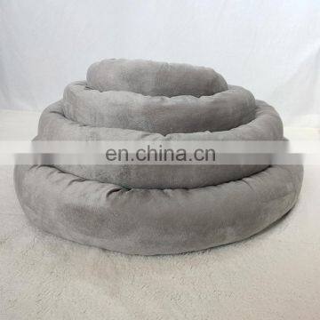 XXL warming round shape pet bed in four seasons pet modern sleeping bed