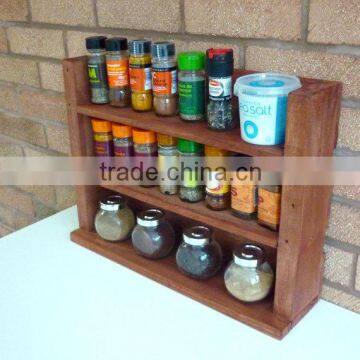 Custom Made Antique Painted Wooden Kitchen Rack,wood Spice Shelf