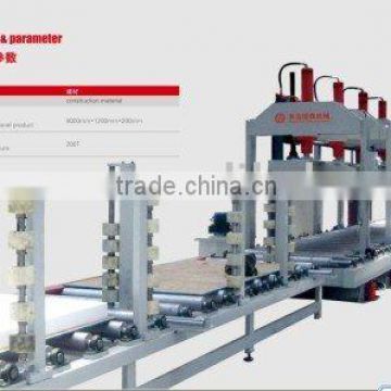 200T press machine for sandwich battenboard