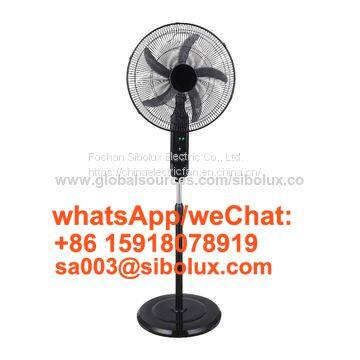 18 inch plastic stand fan with remote control standing fan for office and home appliances
